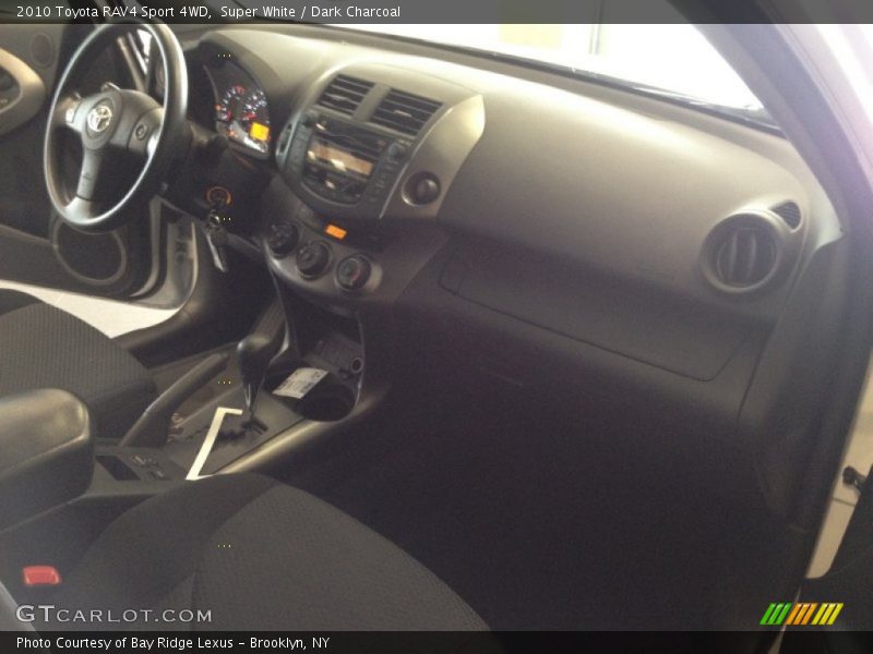 Super White / Dark Charcoal 2010 Toyota RAV4 Sport 4WD