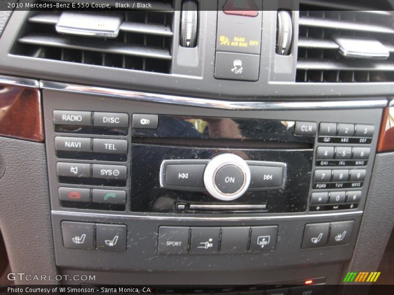 Black / Black 2010 Mercedes-Benz E 550 Coupe