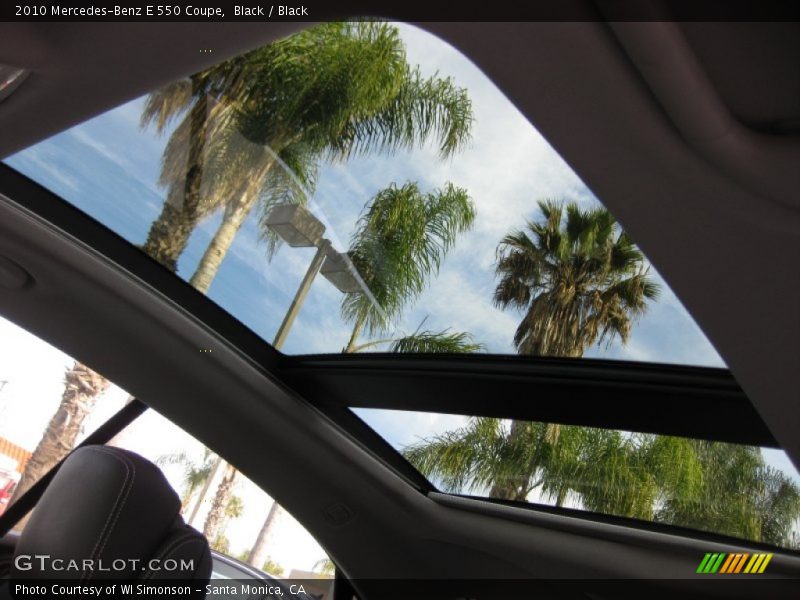Black / Black 2010 Mercedes-Benz E 550 Coupe