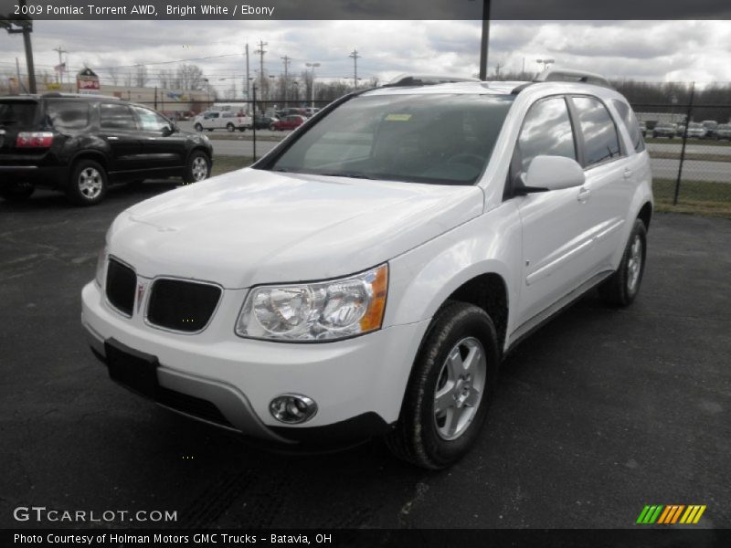 Bright White / Ebony 2009 Pontiac Torrent AWD