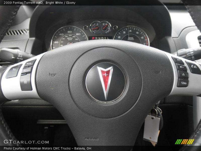 Bright White / Ebony 2009 Pontiac Torrent AWD