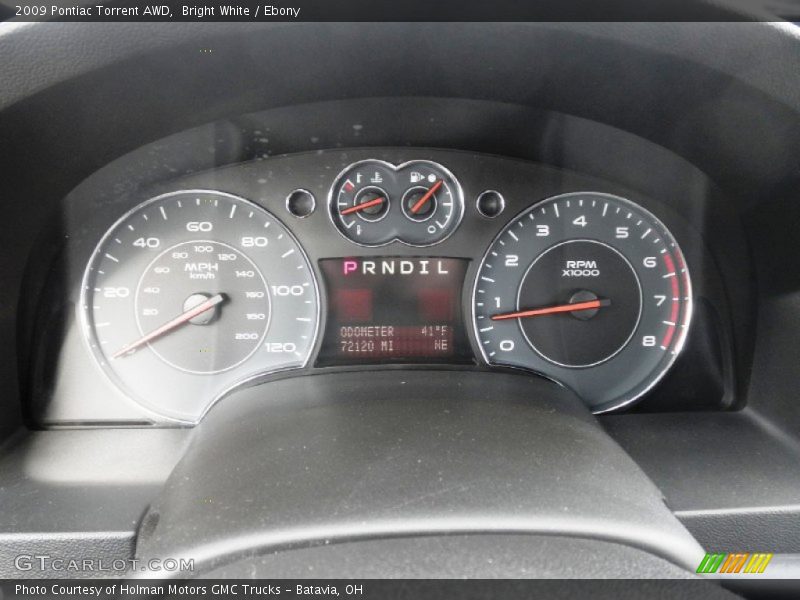 Bright White / Ebony 2009 Pontiac Torrent AWD