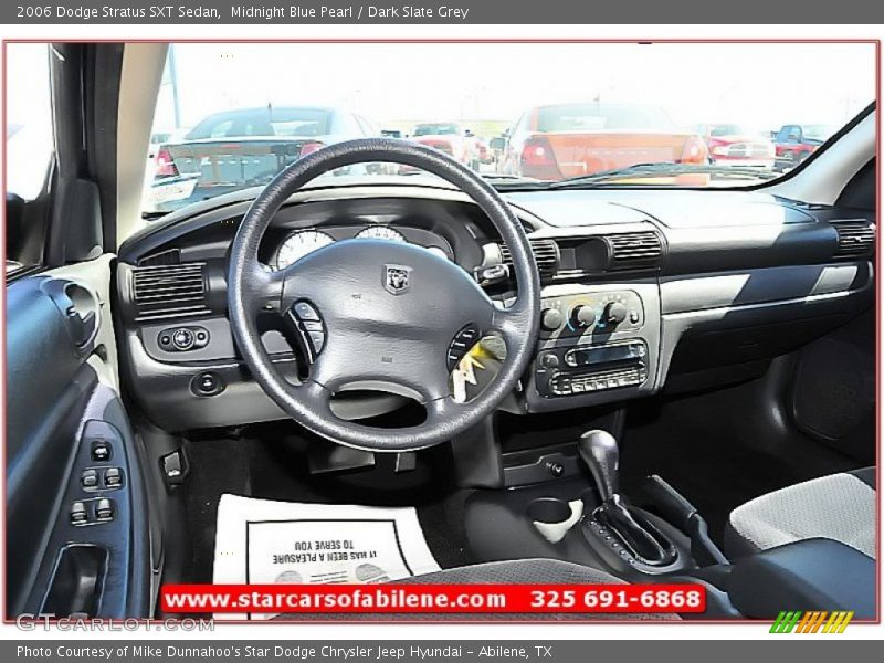 Midnight Blue Pearl / Dark Slate Grey 2006 Dodge Stratus SXT Sedan
