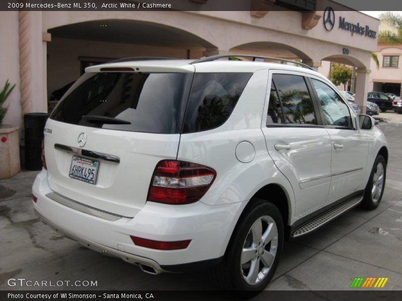 Arctic White / Cashmere 2009 Mercedes-Benz ML 350