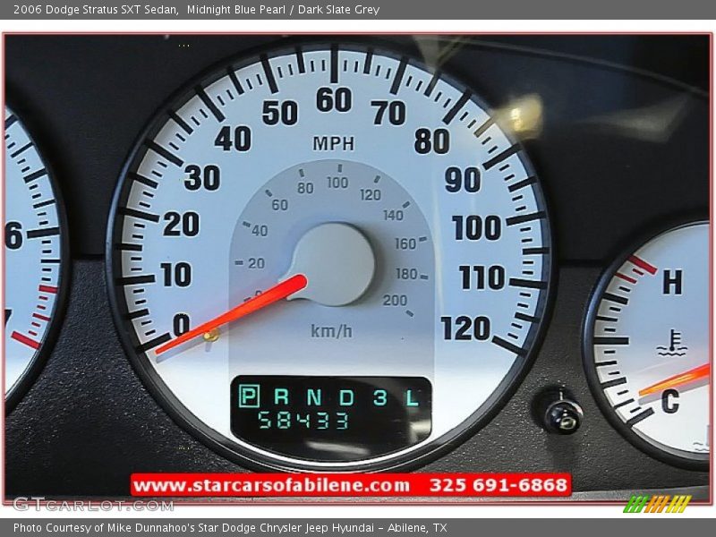 Midnight Blue Pearl / Dark Slate Grey 2006 Dodge Stratus SXT Sedan