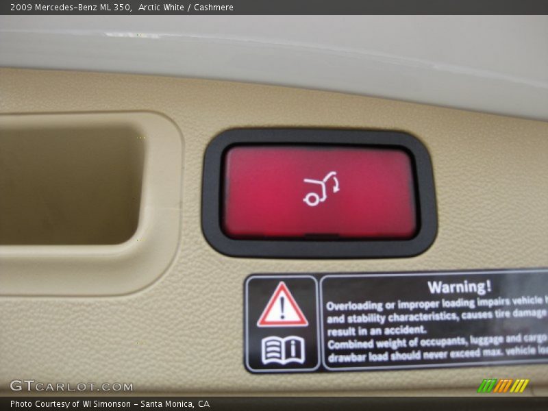 Arctic White / Cashmere 2009 Mercedes-Benz ML 350