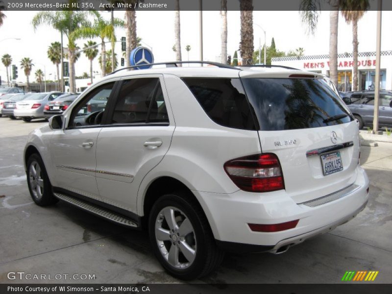 Arctic White / Cashmere 2009 Mercedes-Benz ML 350