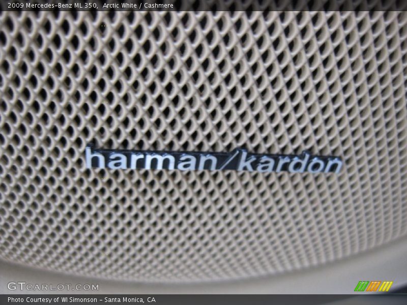 Arctic White / Cashmere 2009 Mercedes-Benz ML 350