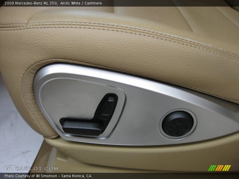 Arctic White / Cashmere 2009 Mercedes-Benz ML 350