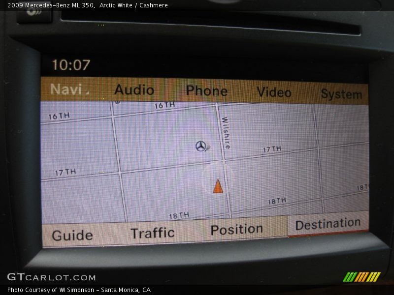 Arctic White / Cashmere 2009 Mercedes-Benz ML 350