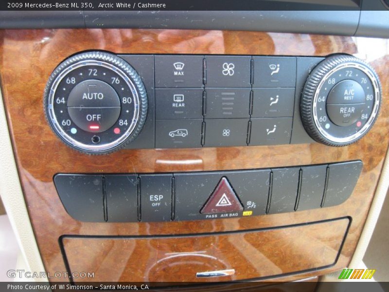 Arctic White / Cashmere 2009 Mercedes-Benz ML 350