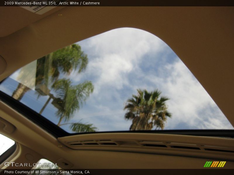 Arctic White / Cashmere 2009 Mercedes-Benz ML 350