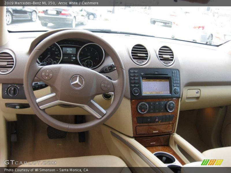 Arctic White / Cashmere 2009 Mercedes-Benz ML 350
