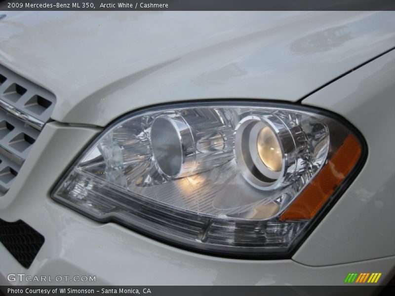 Arctic White / Cashmere 2009 Mercedes-Benz ML 350