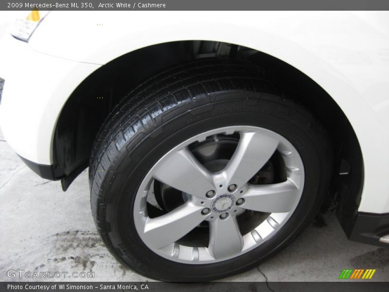 Arctic White / Cashmere 2009 Mercedes-Benz ML 350