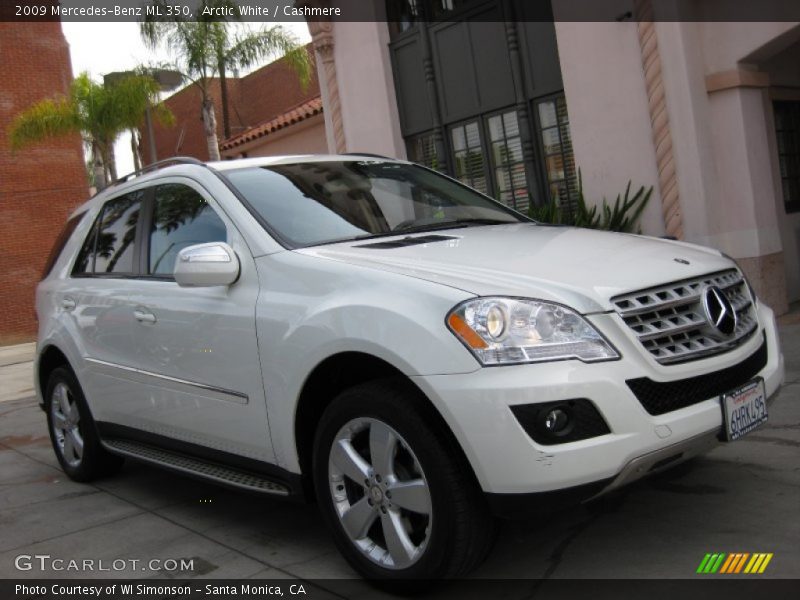 Arctic White / Cashmere 2009 Mercedes-Benz ML 350