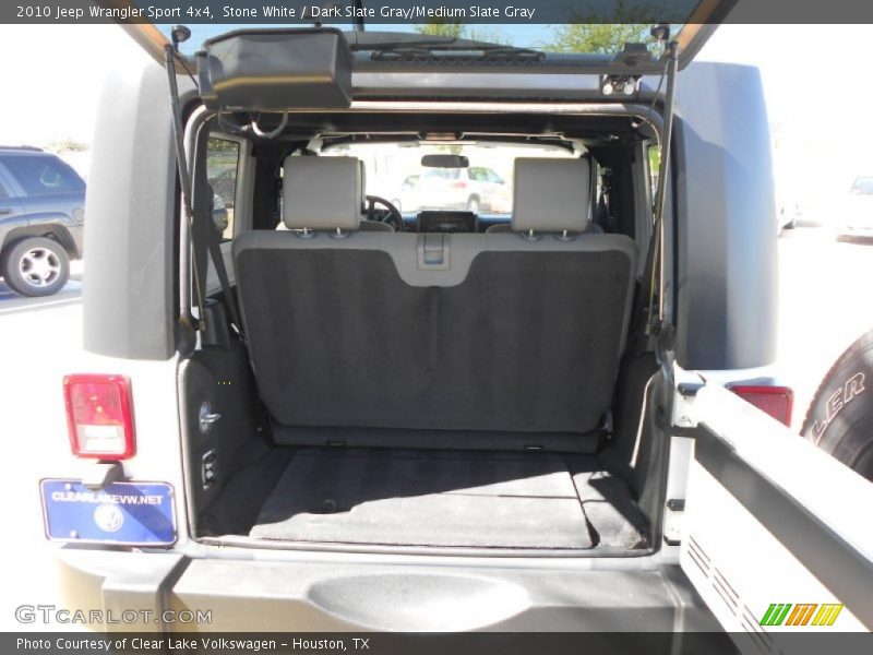 Stone White / Dark Slate Gray/Medium Slate Gray 2010 Jeep Wrangler Sport 4x4