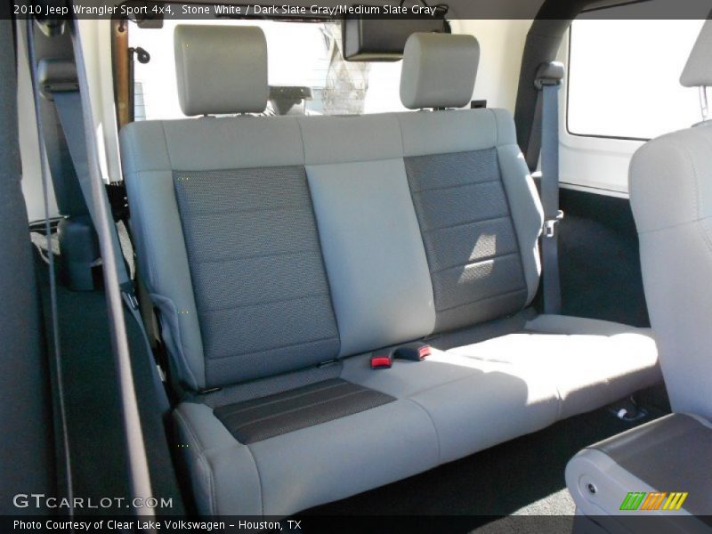 Stone White / Dark Slate Gray/Medium Slate Gray 2010 Jeep Wrangler Sport 4x4