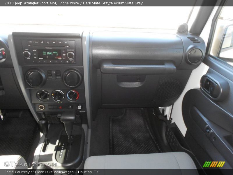 Stone White / Dark Slate Gray/Medium Slate Gray 2010 Jeep Wrangler Sport 4x4