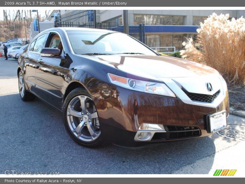 Mayan Bronze Metallic / Umber/Ebony 2009 Acura TL 3.7 SH-AWD
