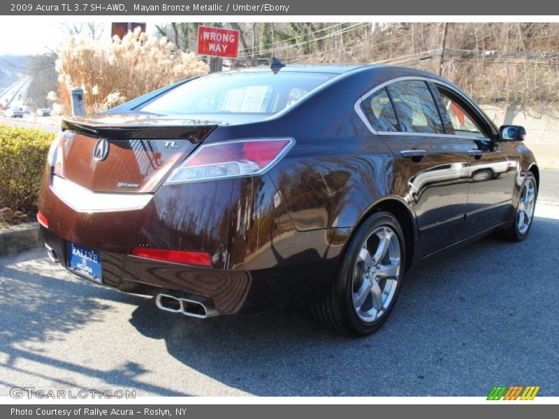 Mayan Bronze Metallic / Umber/Ebony 2009 Acura TL 3.7 SH-AWD
