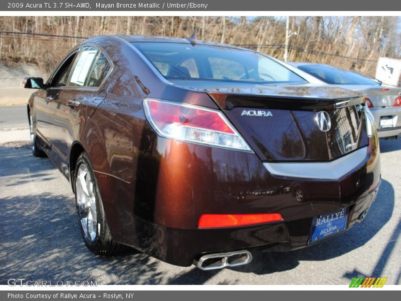 Mayan Bronze Metallic / Umber/Ebony 2009 Acura TL 3.7 SH-AWD