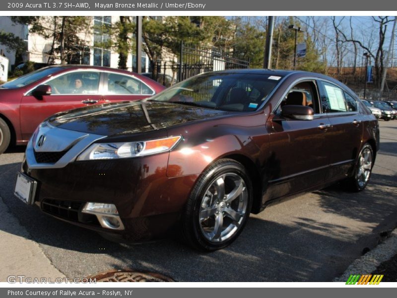 Mayan Bronze Metallic / Umber/Ebony 2009 Acura TL 3.7 SH-AWD