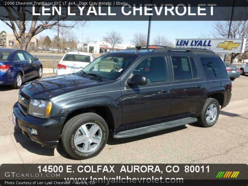 Dark Gray Metallic / Ebony 2006 Chevrolet TrailBlazer EXT LT 4x4