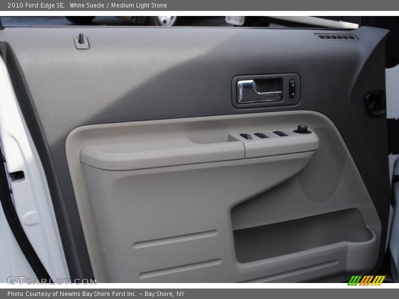 White Suede / Medium Light Stone 2010 Ford Edge SE