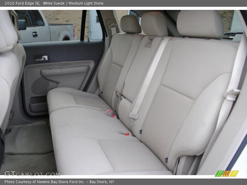 White Suede / Medium Light Stone 2010 Ford Edge SE