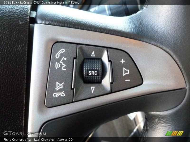 Quicksilver Metallic / Ebony 2011 Buick LaCrosse CXL
