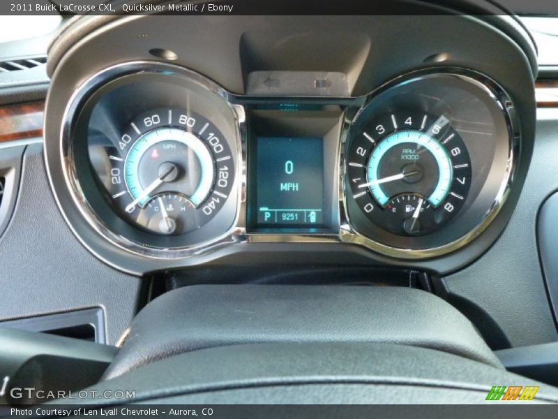 Quicksilver Metallic / Ebony 2011 Buick LaCrosse CXL