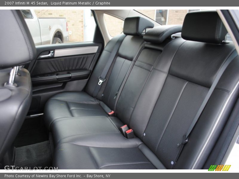 Liquid Platinum Metallic / Graphite 2007 Infiniti M 45 Sedan