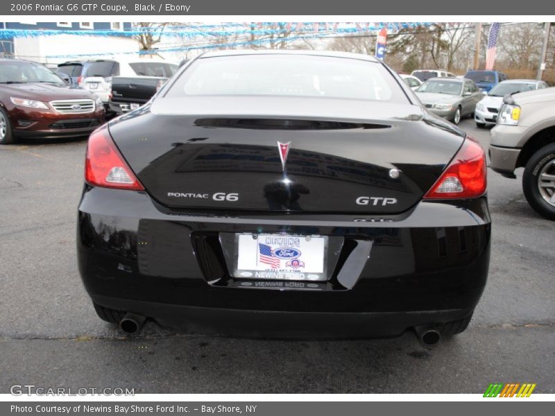 Black / Ebony 2006 Pontiac G6 GTP Coupe