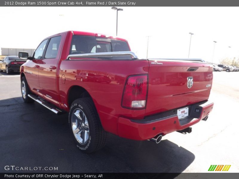 Flame Red / Dark Slate Gray 2012 Dodge Ram 1500 Sport Crew Cab 4x4