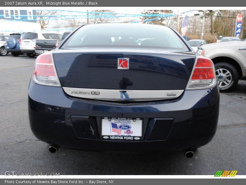 Midnight Blue Metallic / Black 2007 Saturn Aura XR