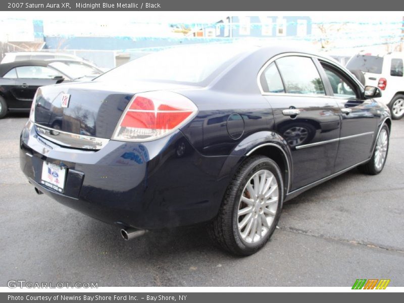 Midnight Blue Metallic / Black 2007 Saturn Aura XR