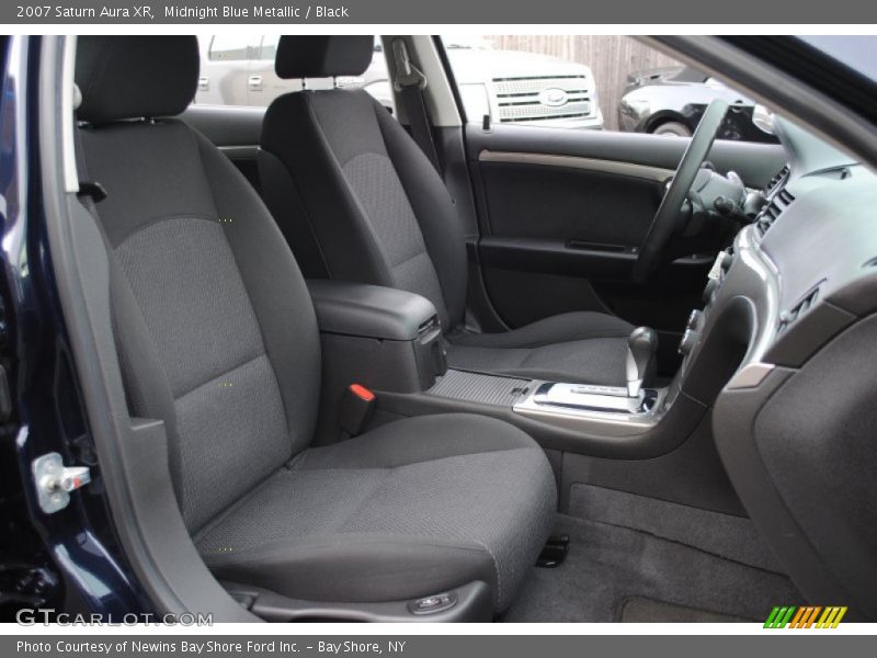 Midnight Blue Metallic / Black 2007 Saturn Aura XR