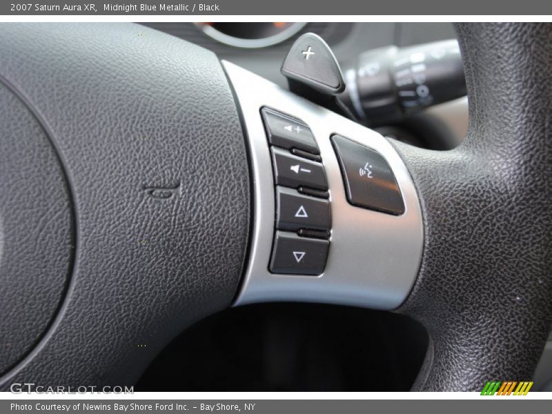 Midnight Blue Metallic / Black 2007 Saturn Aura XR