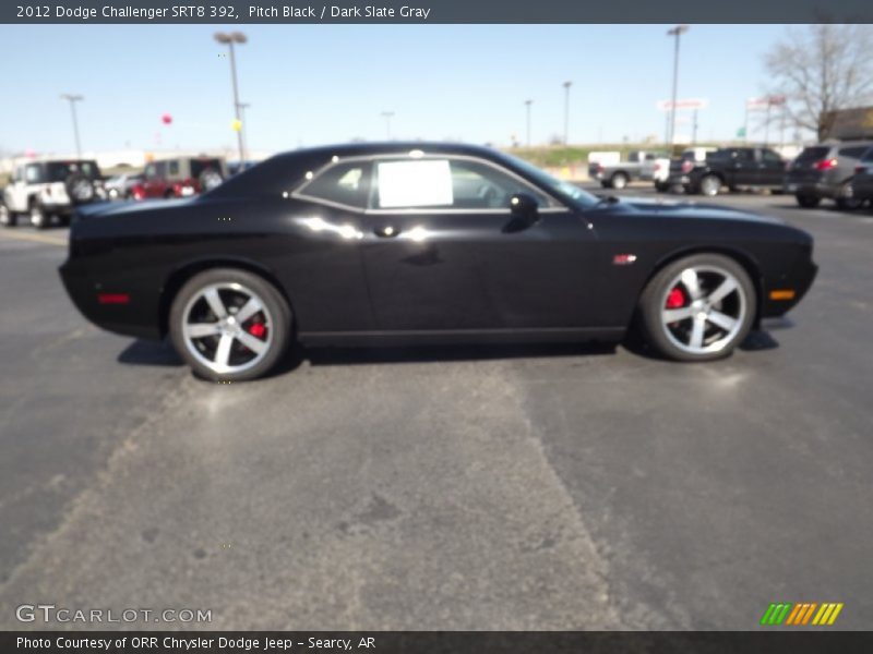 Pitch Black / Dark Slate Gray 2012 Dodge Challenger SRT8 392