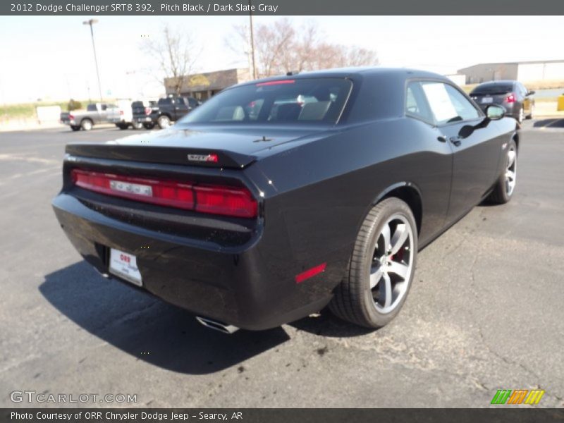 Pitch Black / Dark Slate Gray 2012 Dodge Challenger SRT8 392