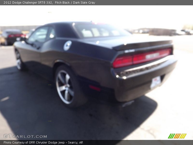 Pitch Black / Dark Slate Gray 2012 Dodge Challenger SRT8 392