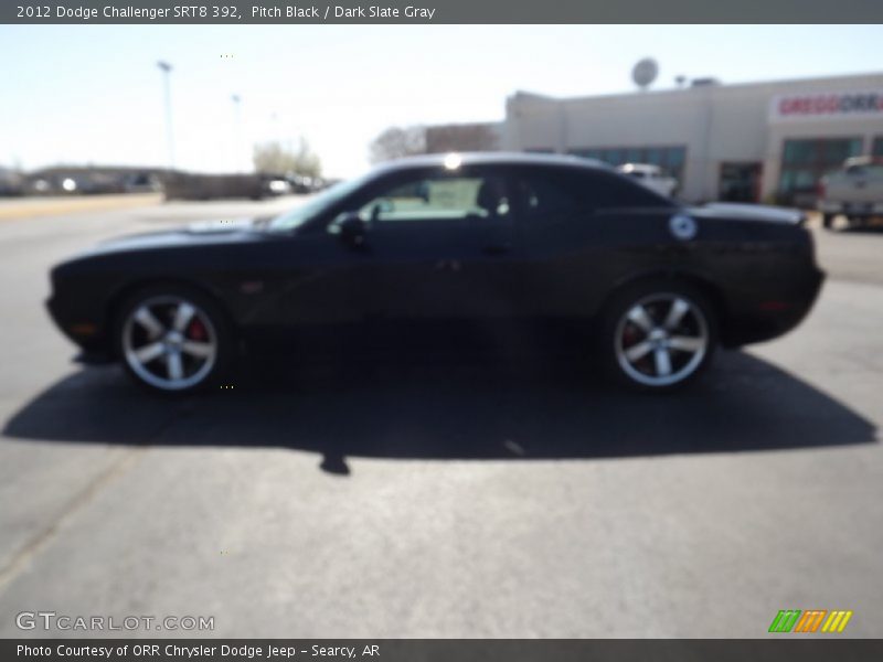 Pitch Black / Dark Slate Gray 2012 Dodge Challenger SRT8 392
