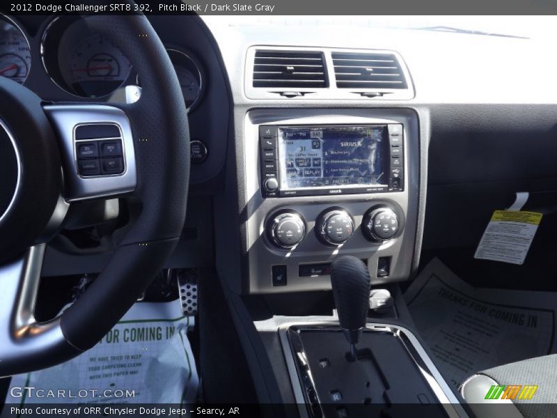Pitch Black / Dark Slate Gray 2012 Dodge Challenger SRT8 392