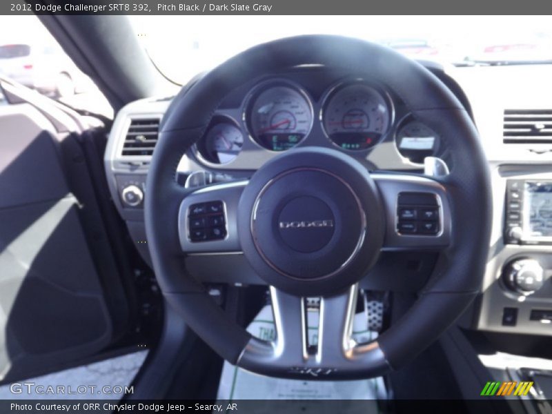 Pitch Black / Dark Slate Gray 2012 Dodge Challenger SRT8 392