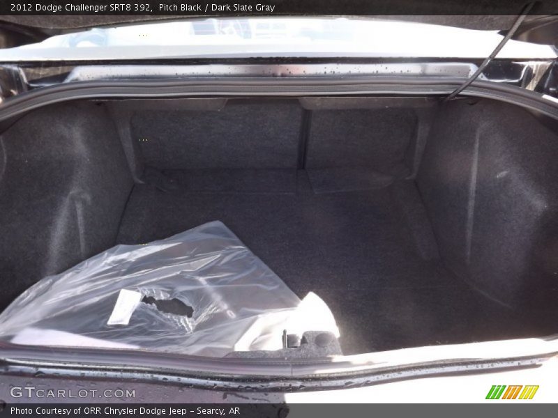 Pitch Black / Dark Slate Gray 2012 Dodge Challenger SRT8 392