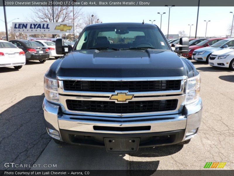 Black Granite Metallic / Ebony 2009 Chevrolet Silverado 2500HD LTZ Crew Cab 4x4