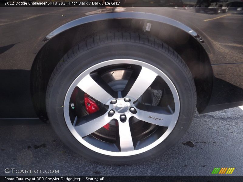 Pitch Black / Dark Slate Gray 2012 Dodge Challenger SRT8 392