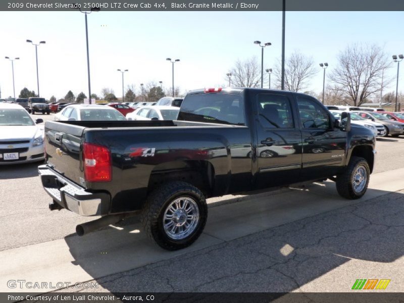 Black Granite Metallic / Ebony 2009 Chevrolet Silverado 2500HD LTZ Crew Cab 4x4