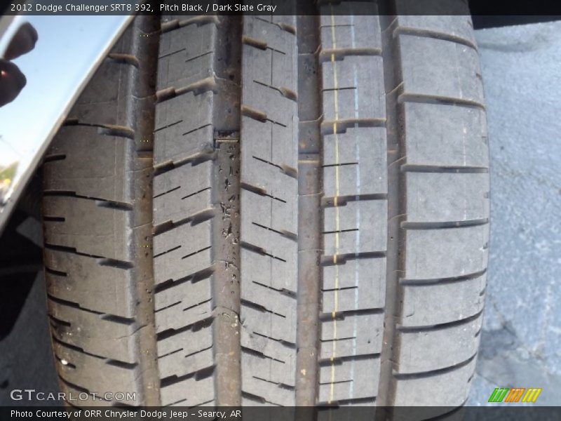 Pitch Black / Dark Slate Gray 2012 Dodge Challenger SRT8 392